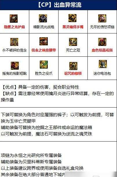 男街霸110级DNF装备搭配推荐最强出装攻略
