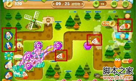 保卫萝卜2第20关金萝卜获取攻略（含图文详解）
