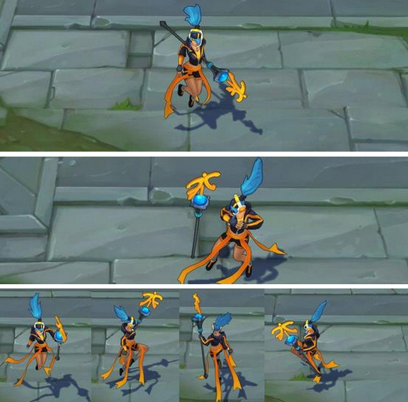 LOLFnatic迦娜皮肤效果全解析，英雄联盟独特外观展示