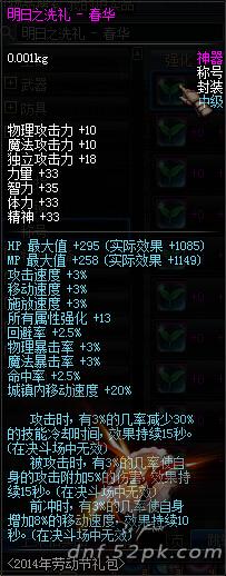 DNF明日之洗礼称号全解析详细信息与大全一览