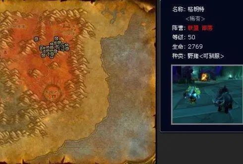 魔兽世界WLK怀旧服猎人稀有宠物位置及宝宝大全