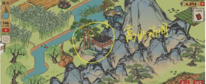 江南百景图小青蛇纸条的位置在哪？分享小青蛇纸条具体位置