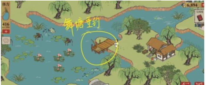江南百景图小青蛇纸条的位置在哪？分享小青蛇纸条具体位置