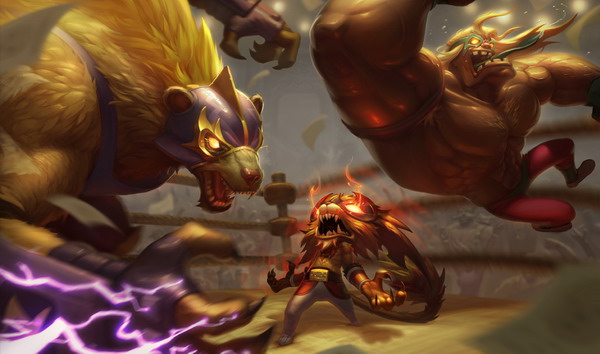 LOL6.11版本奈德丽新皮肤登场，摔跤手系列来袭！