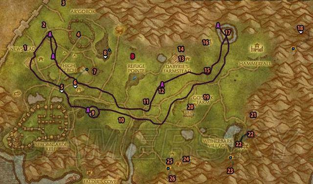 魔兽世界8.0阿拉希精英怪位置与坐标全汇总