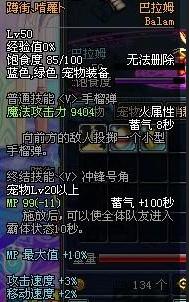 DNF宠物全解析各类宠物属性详细介绍