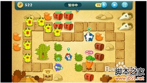 保卫萝卜沙漠7通关攻略图文详细解析