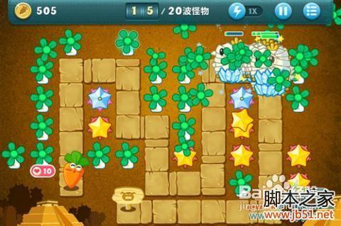 保卫萝卜挑战模式9至12关图文攻略
