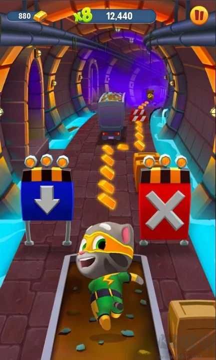 汤姆猫跑酷无限金币钻石版