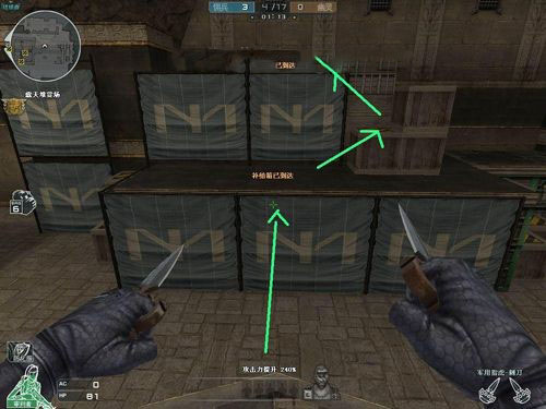 CF生化模式金字塔点位跑酷技巧全解析