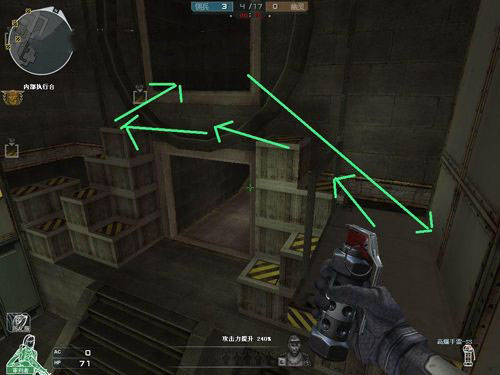 CF生化模式金字塔点位跑酷技巧全解析