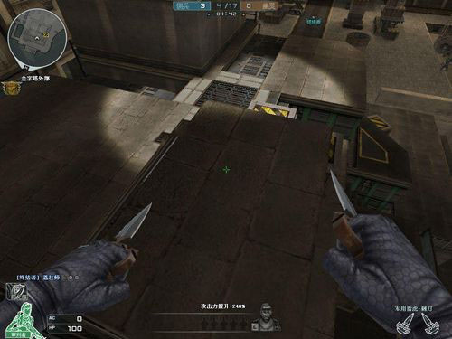 CF生化模式金字塔点位跑酷技巧全解析