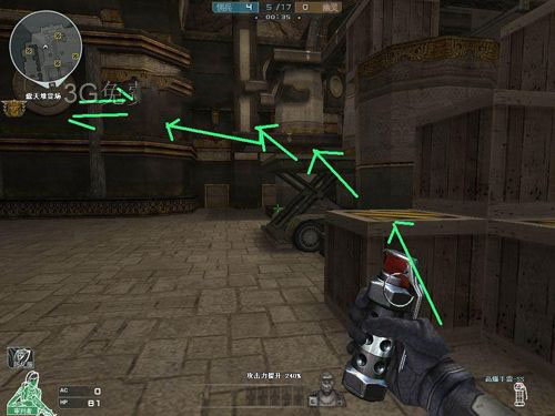 CF生化模式金字塔点位跑酷技巧全解析