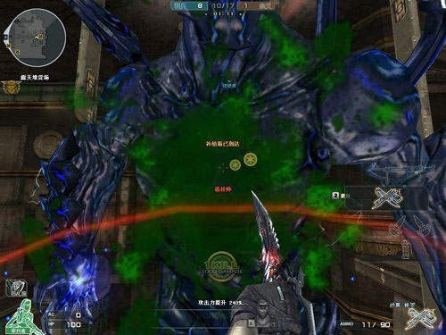 CF生化模式金字塔点位跑酷技巧全解析